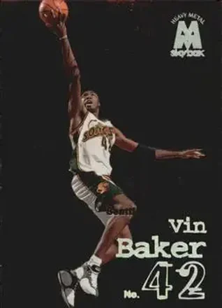 1998-99 SkyBox Molten Metal #122 - Vin Baker - Seattle SuperSonics