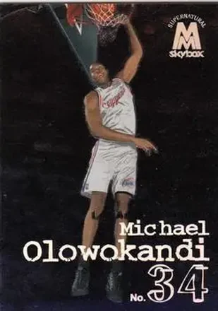1998-99 SkyBox Molten Metal #144 - Michael Olowokandi - Los Angeles Clippers