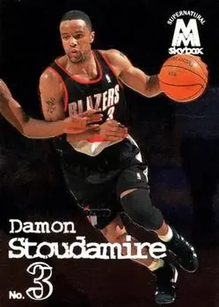 1998-99 SkyBox Molten Metal #148 - Damon Stoudamire - Portland Trail Blazers