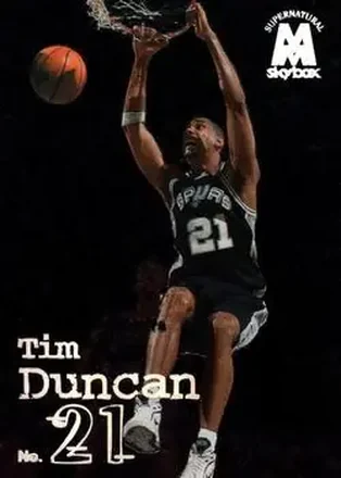 1998-99 SkyBox Molten Metal #135 - Tim Duncan - San Antonio Spurs