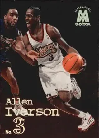 1998-99 SkyBox Molten Metal #139 - Allen Iverson - Philadelphia 76ers