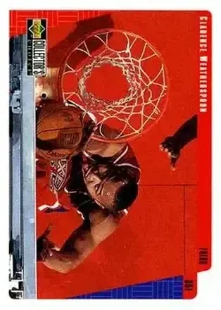 1997-98 Collector's Choice #107 - Clarence Weatherspoon - Philadelphia 76ers
