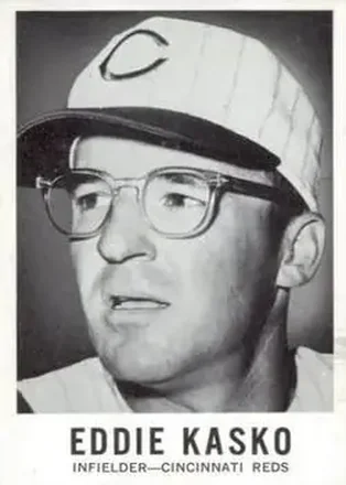 1960 Leaf #9 - Eddie Kasko - Cincinnati Reds