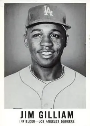 1960 Leaf #18 - Jim Gilliam - Los Angeles Dodgers