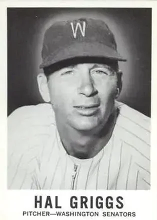 1960 Leaf #34 - Hal Griggs - Washington Senators