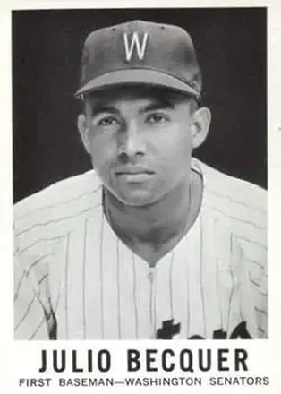 1960 Leaf #43 - Julio Becquer - Washington Senators