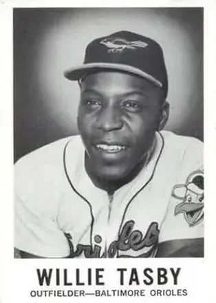1960 Leaf #100 - Willie Tasby - Baltimore Orioles