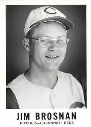 1960 Leaf #124 - Jim Brosnan - Cincinnati Reds