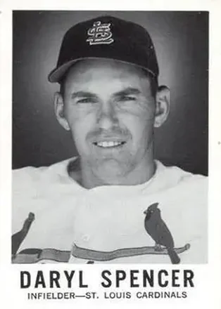 1960 Leaf #129 - Daryl Spencer - St. Louis Cardinals