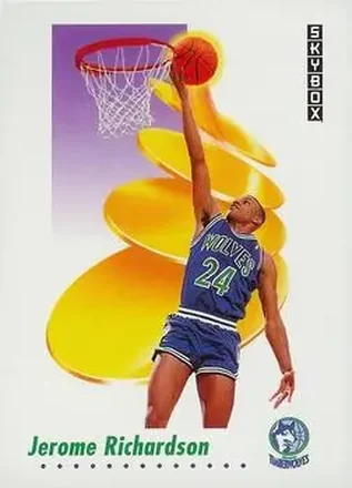 1991-92 SkyBox #173 - Pooh Richardson - Minnesota Timberwolves
