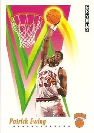 1991-92 SkyBox #189 - Patrick Ewing - New York Knicks
