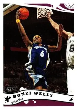 2005-06 Topps #112 - Bonzi Wells - Memphis Grizzlies
