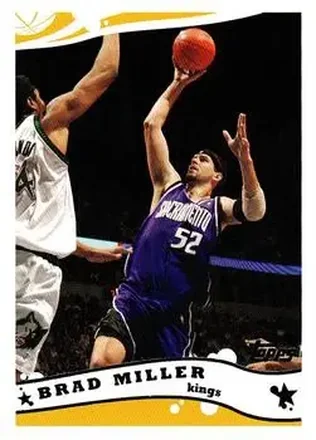 2005-06 Topps #118 - Brad Miller - Sacramento Kings
