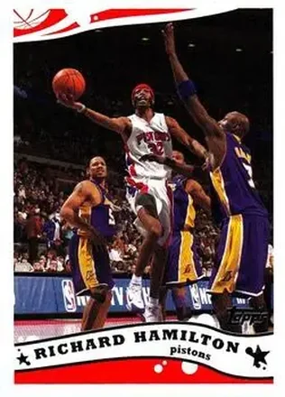 2005-06 Topps #120 - Rip Hamilton - Detroit Pistons