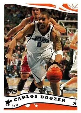 2005-06 Topps #110 - Carlos Boozer - Utah Jazz