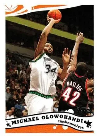 2005-06 Topps #132 - Michael Olowokandi - Minnesota Timberwolves