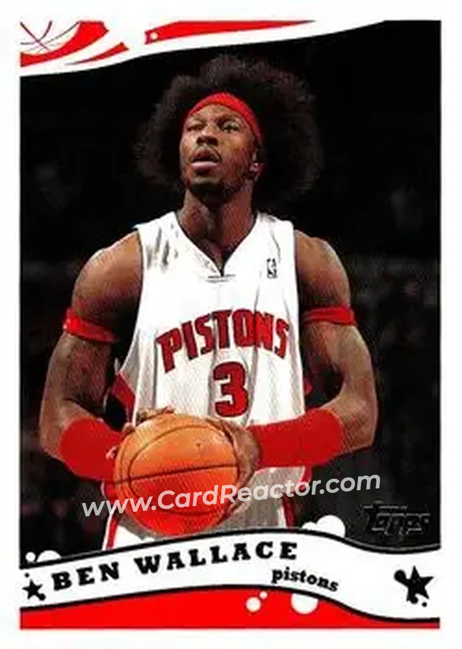 2005-06 Topps #133 - Ben Wallace - Detroit Pistons