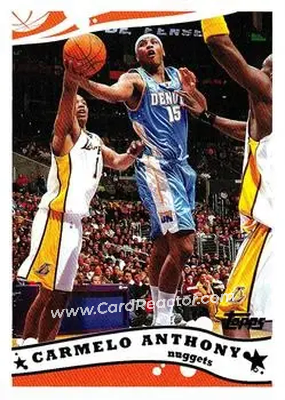 2005-06 Topps #140 - Carmelo Anthony - Denver Nuggets