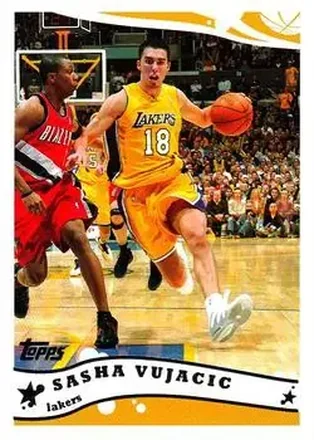 2005-06 Topps #141 - Sasha Vujačić - Los Angeles Lakers
