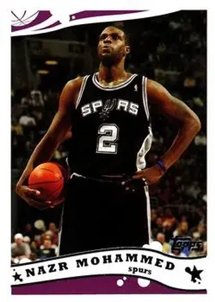 2005-06 Topps #148 - Nazr Mohammed - San Antonio Spurs