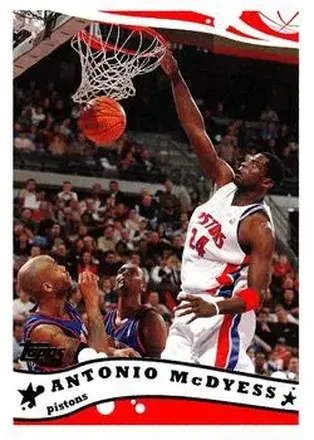 2005-06 Topps #168 - Antonio McDyess - Detroit Pistons