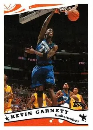 2005-06 Topps #121 - Kevin Garnett - Minnesota Timberwolves