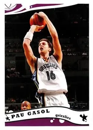 2005-06 Topps #129 - Pau Gasol - Memphis Grizzlies