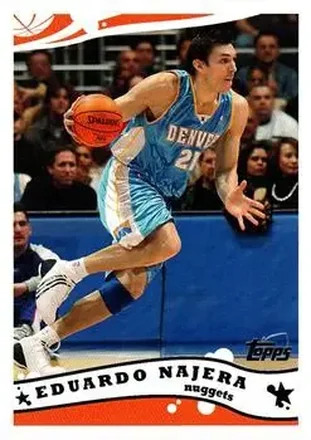 2005-06 Topps #178 - Eduardo Nájera - Denver Nuggets