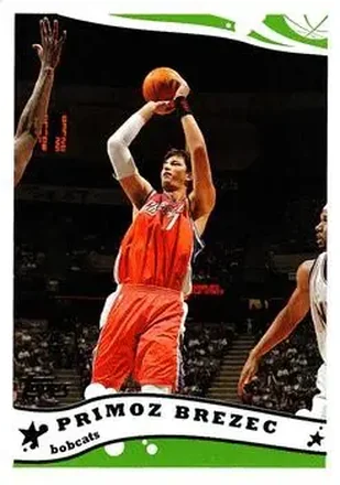2005-06 Topps #195 - Primož Brezec - Charlotte Bobcats