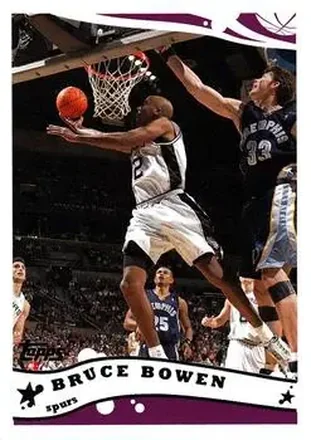 2005-06 Topps #206 - Bruce Bowen - San Antonio Spurs
