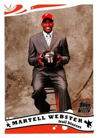 2005-06 Topps #226 - Martell Webster - Portland Trail Blazers