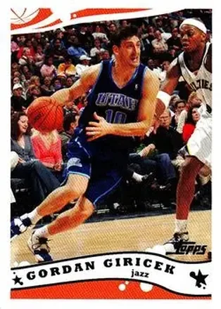 2005-06 Topps #215 - Gordan Giriček - Utah Jazz