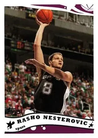 2005-06 Topps #216 - Rasho Nesterović - San Antonio Spurs