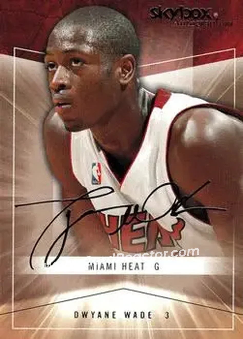 2004-05 SkyBox Autographics #1 - Dwyane Wade - Miami Heat