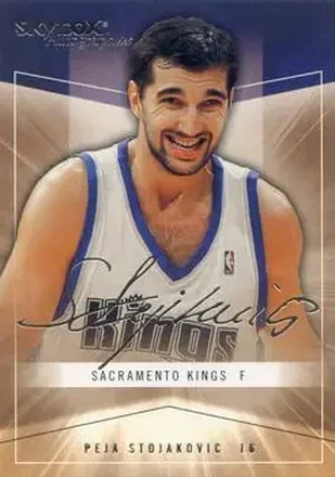 2004-05 SkyBox Autographics #4 - Peja Stojaković - Sacramento Kings