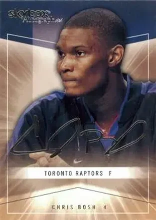 2004-05 SkyBox Autographics #8 - Chris Bosh - Toronto Raptors