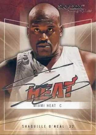 2004-05 SkyBox Autographics #10 - Shaquille O'Neal - Miami Heat
