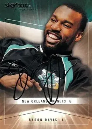 2004-05 SkyBox Autographics #25 - Baron Davis - New Orleans Hornets
