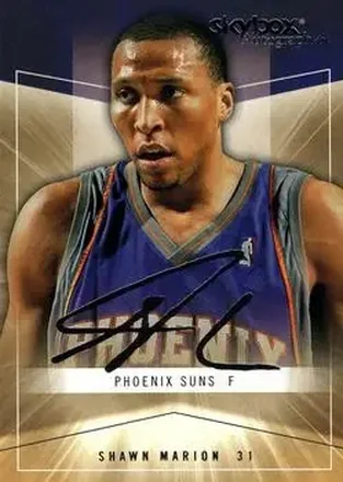 2004-05 SkyBox Autographics #15 - Shawn Marion - Phoenix Suns