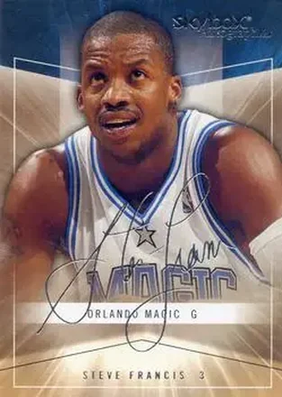 2004-05 SkyBox Autographics #18 - Steve Francis - Orlando Magic