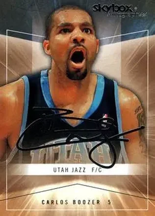2004-05 SkyBox Autographics #19 - Carlos Boozer - Utah Jazz