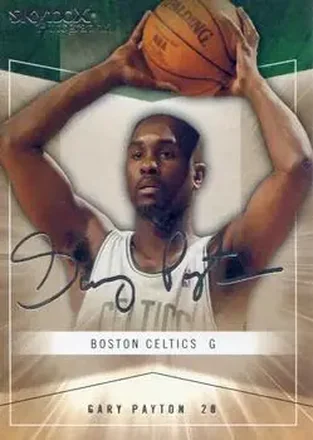 2004-05 SkyBox Autographics #34 - Gary Payton - Boston Celtics