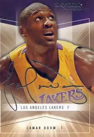 2004-05 SkyBox Autographics #39 - Lamar Odom - Los Angeles Lakers