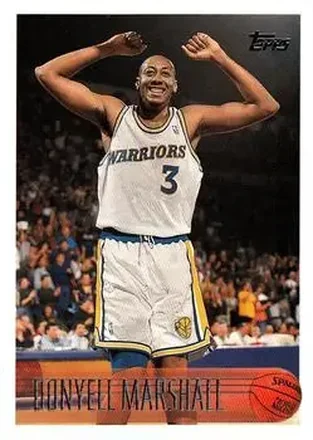 1996-97 Topps #117 - Donyell Marshall - Golden State Warriors