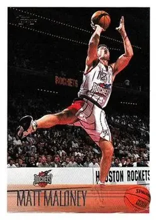 1996-97 Topps #124 - Matt Maloney - Houston Rockets