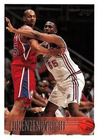 1996-97 Topps #142 - Lorenzen Wright - Los Angeles Clippers