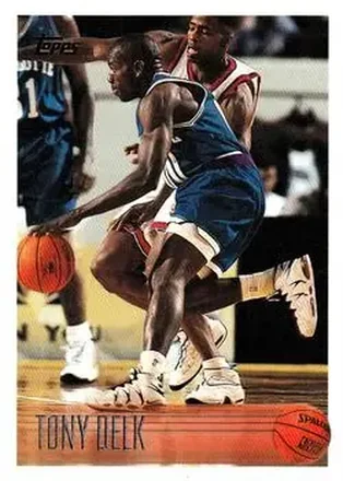 1996-97 Topps #155 - Tony Delk - Charlotte Hornets