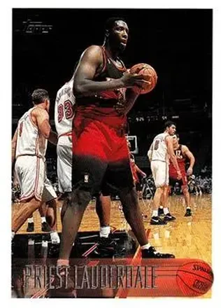 1996-97 Topps #205 - Priest Lauderdale - Atlanta Hawks