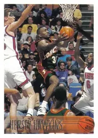 1996-97 Topps #209 - Hersey Hawkins - Seattle SuperSonics