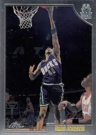 1998-99 Topps Chrome #129 - Ervin Johnson - Milwaukee Bucks